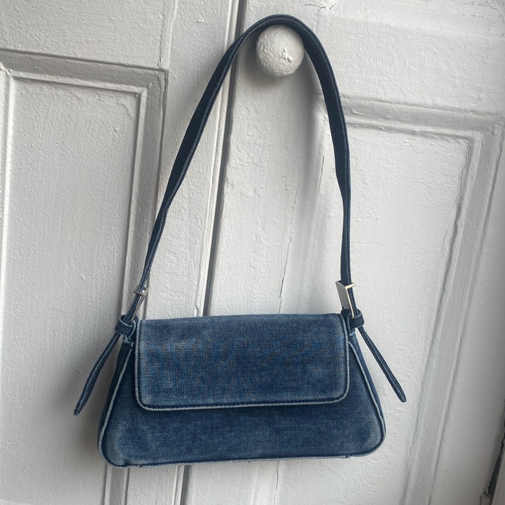Zara denim shoulder bag